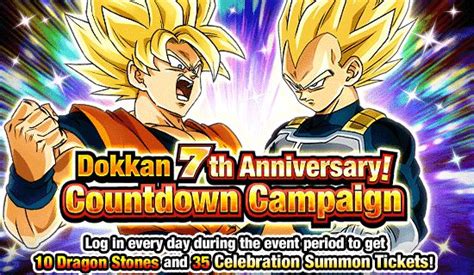 dbz dokkan battle wiki|7th Anniversary Campaign .
